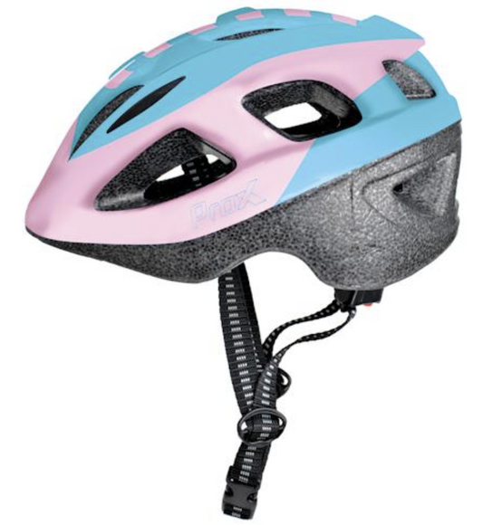 Kinderfietshelm ProX Armor - Roze & Turquoise