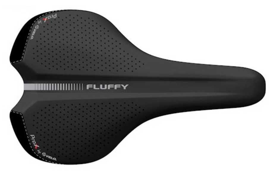 Bicycle saddle ProX Fluffy - Silver