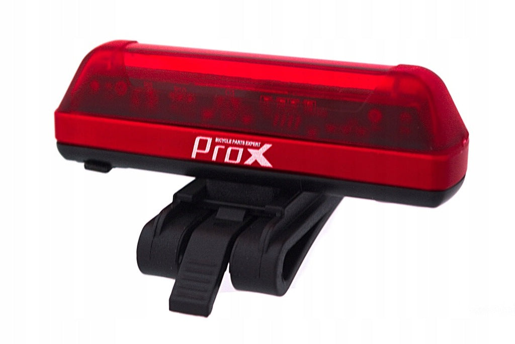 ProX Feu arrière rouge pour vélo - Rechargeable par USB - COURSE/VTT