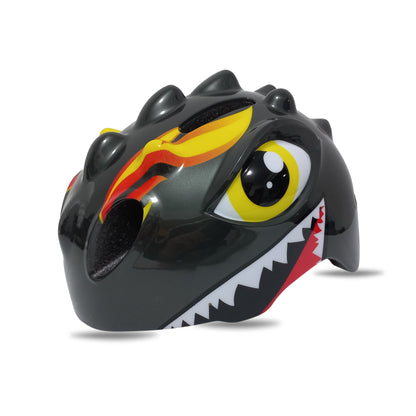 Dino-lasten pyöräilykypärä XS 46–51 cm – musta