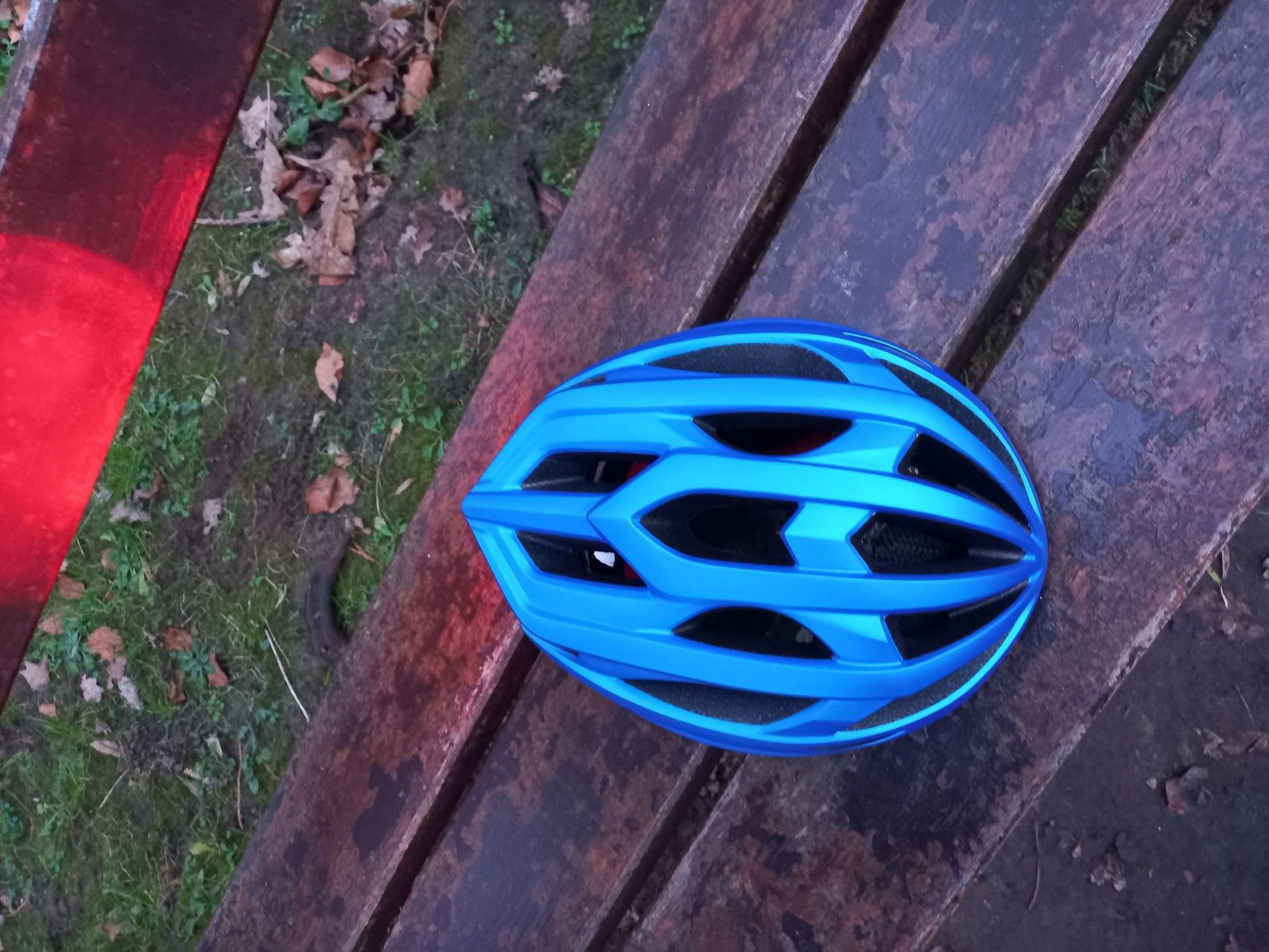 Casque de vélo Pro Sport Lights - Bleu métallisé - 54/61 cm