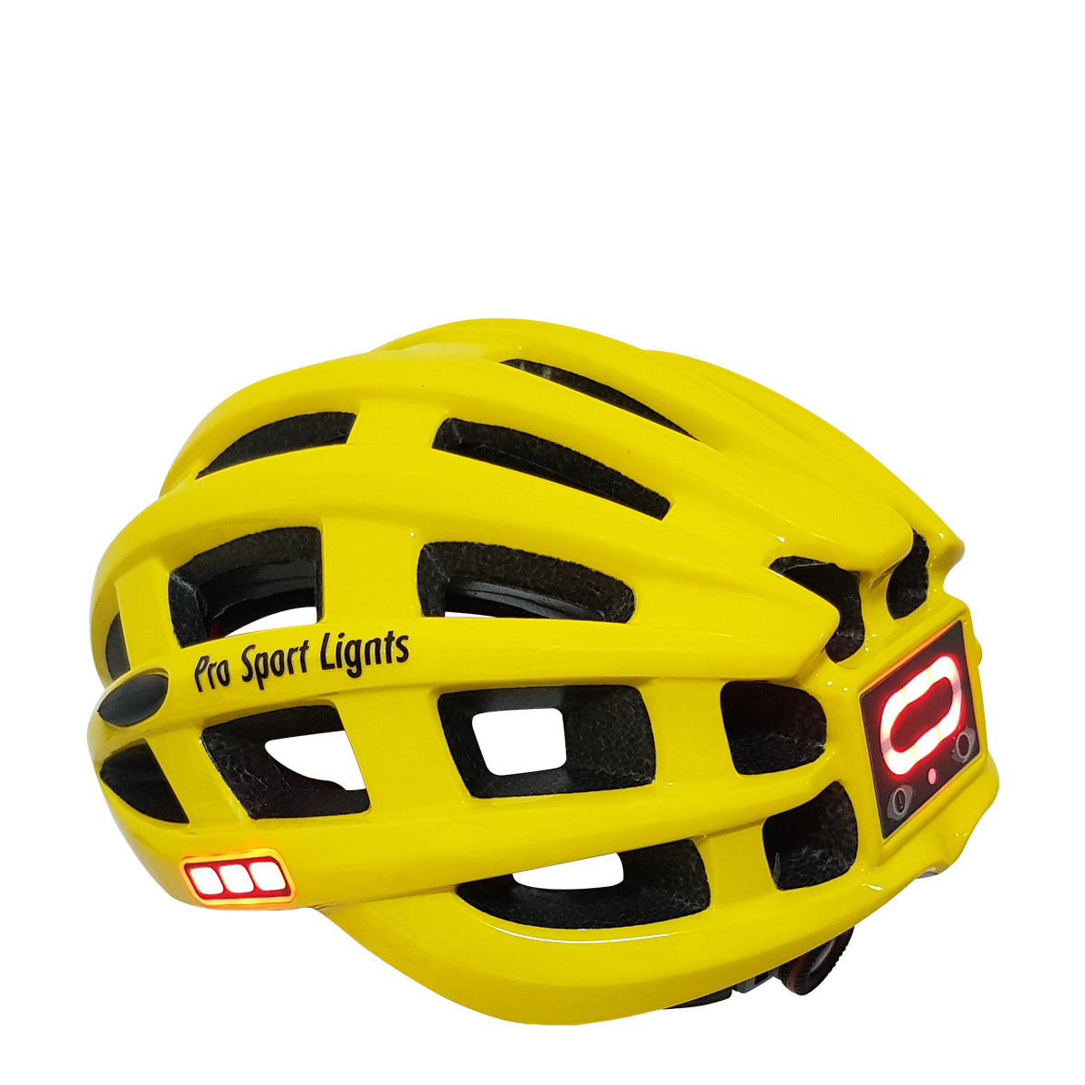 Casque de vélo Pro Sport Lights jaune