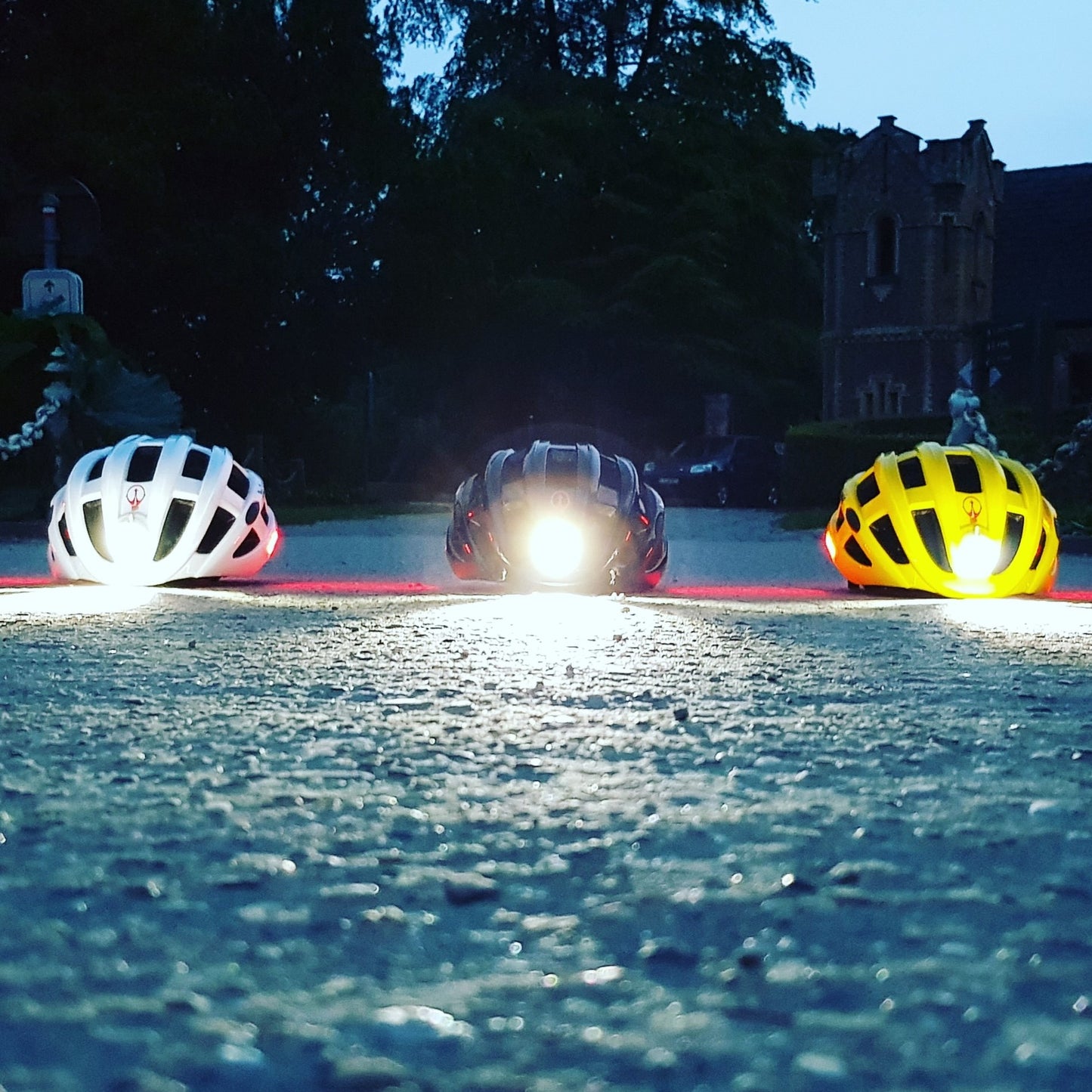 Casque de vélo Pro Sport Lights - Noir