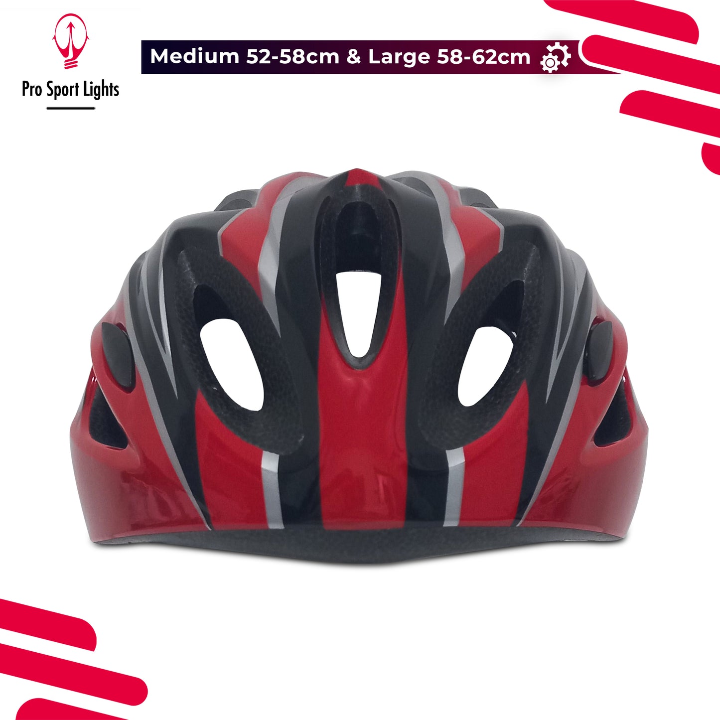 Cycling Helmet Women/Men - Red/Black