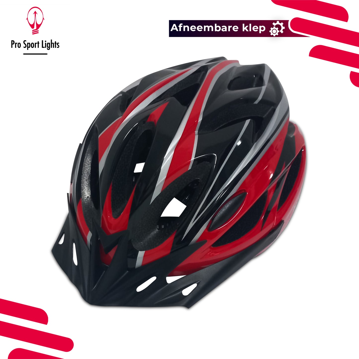 Cycling Helmet Women/Men - Red/Black