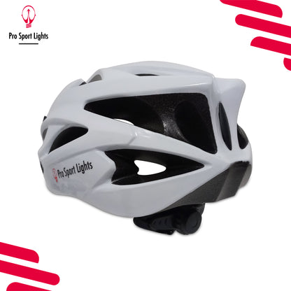 Pro Sport Lights pyöräilykypärä – valkoinen, Medium/Large