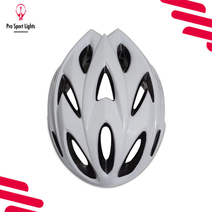 Pro Sport Lights pyöräilykypärä – valkoinen, Medium/Large