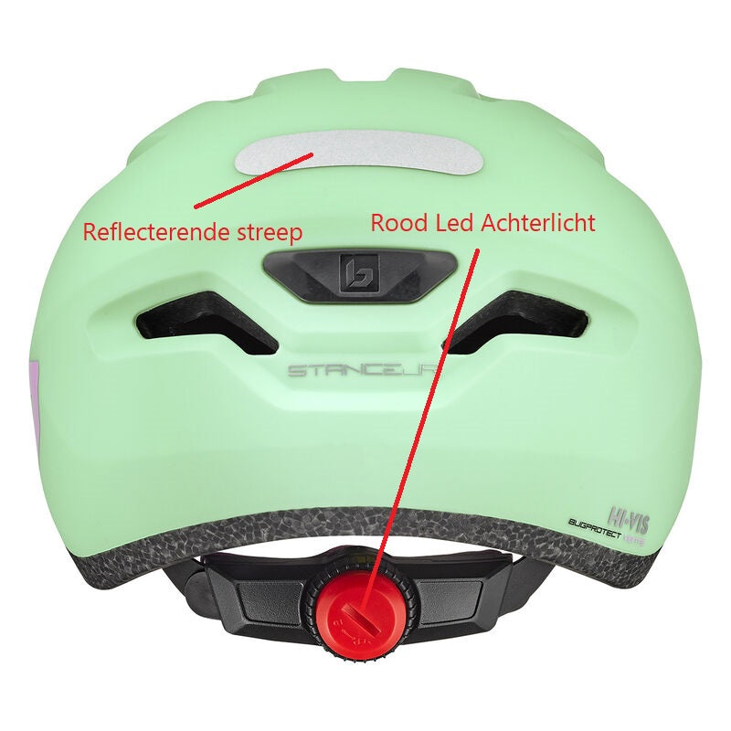 Bollé Children's Bicycle Helmet Stance Junior - Purple/Green