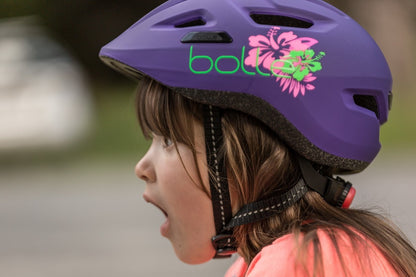 Bollé Stance Junior -lasten pyöräilykypärä – violetti/vihreä