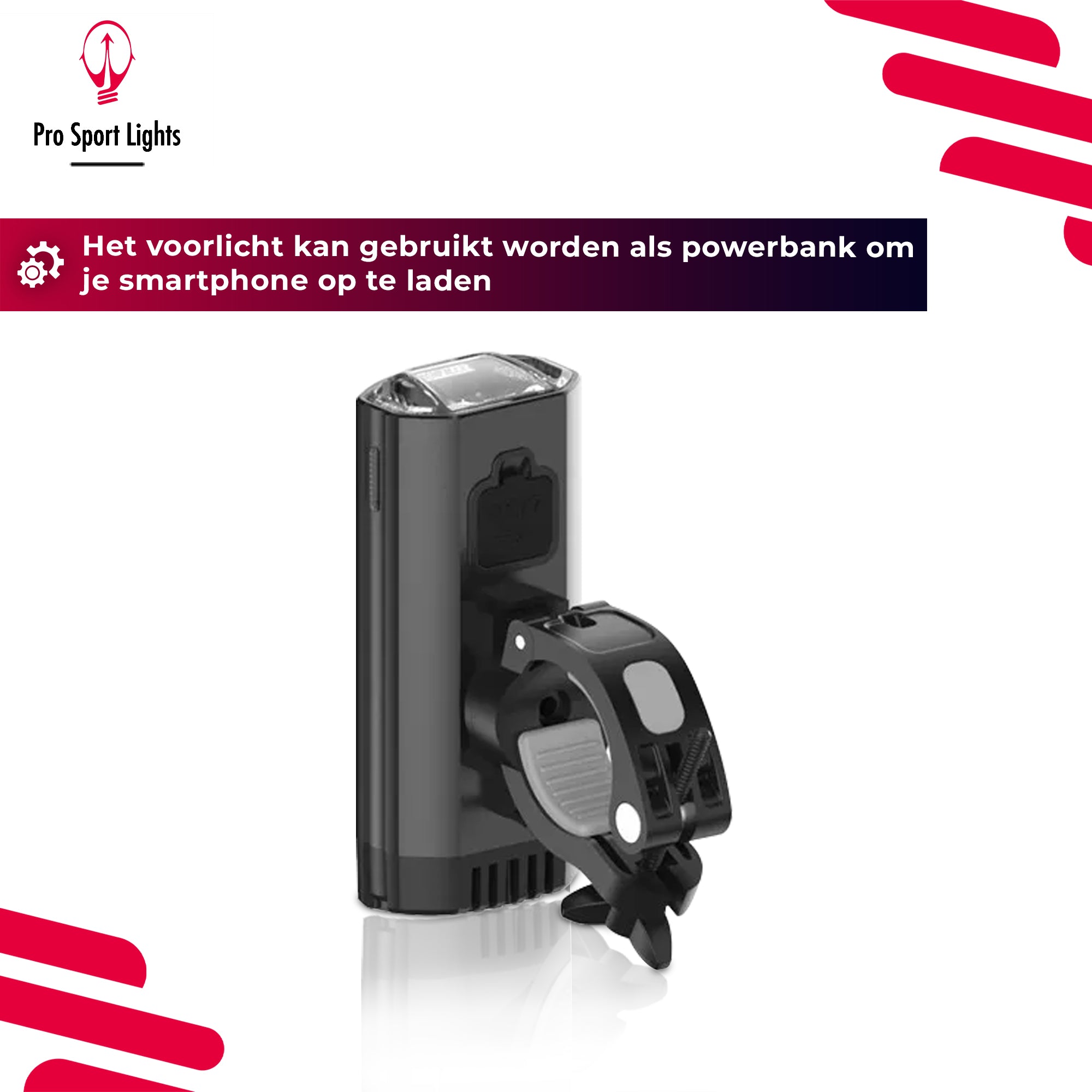 batterij- en oplaadbare fietsverlichtingsset batterij- en oplaadbare fietsverlichtingsset