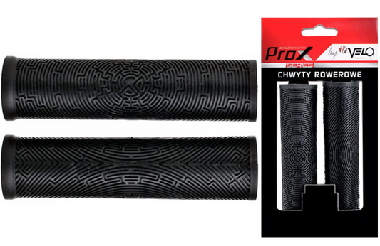 ProX Velo Bicycle Grips - Mountain Bike/MTB - Black - length: 2 x 125 mm