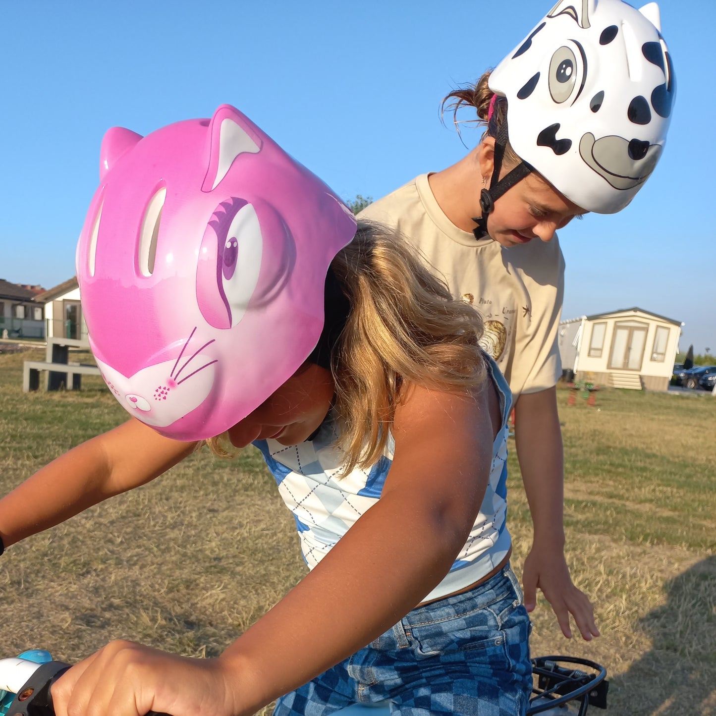 Children's bicycle helmet Girls - Pink Children's bicycle helmet - Small 48/54cm