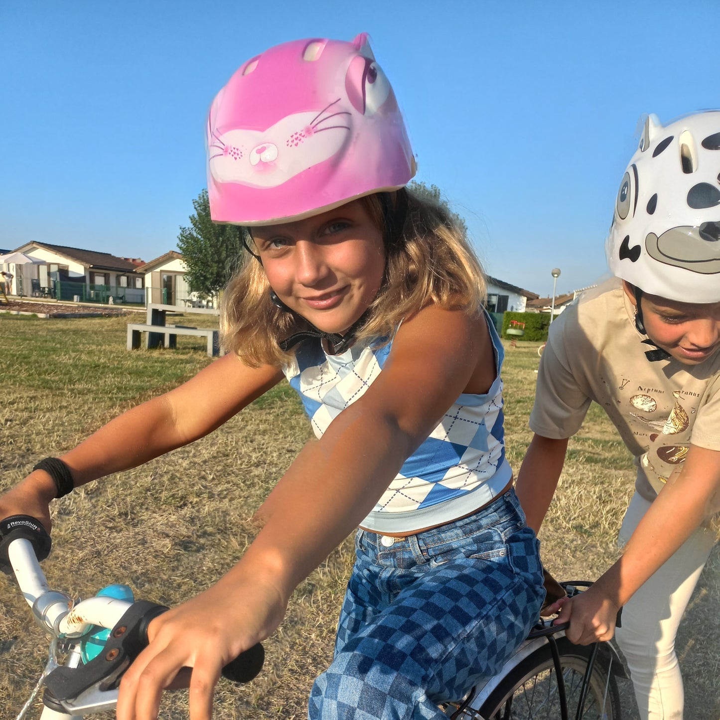 Casque de vélo enfant Filles - Rose Casque de vélo enfant - Petit 48/54cm