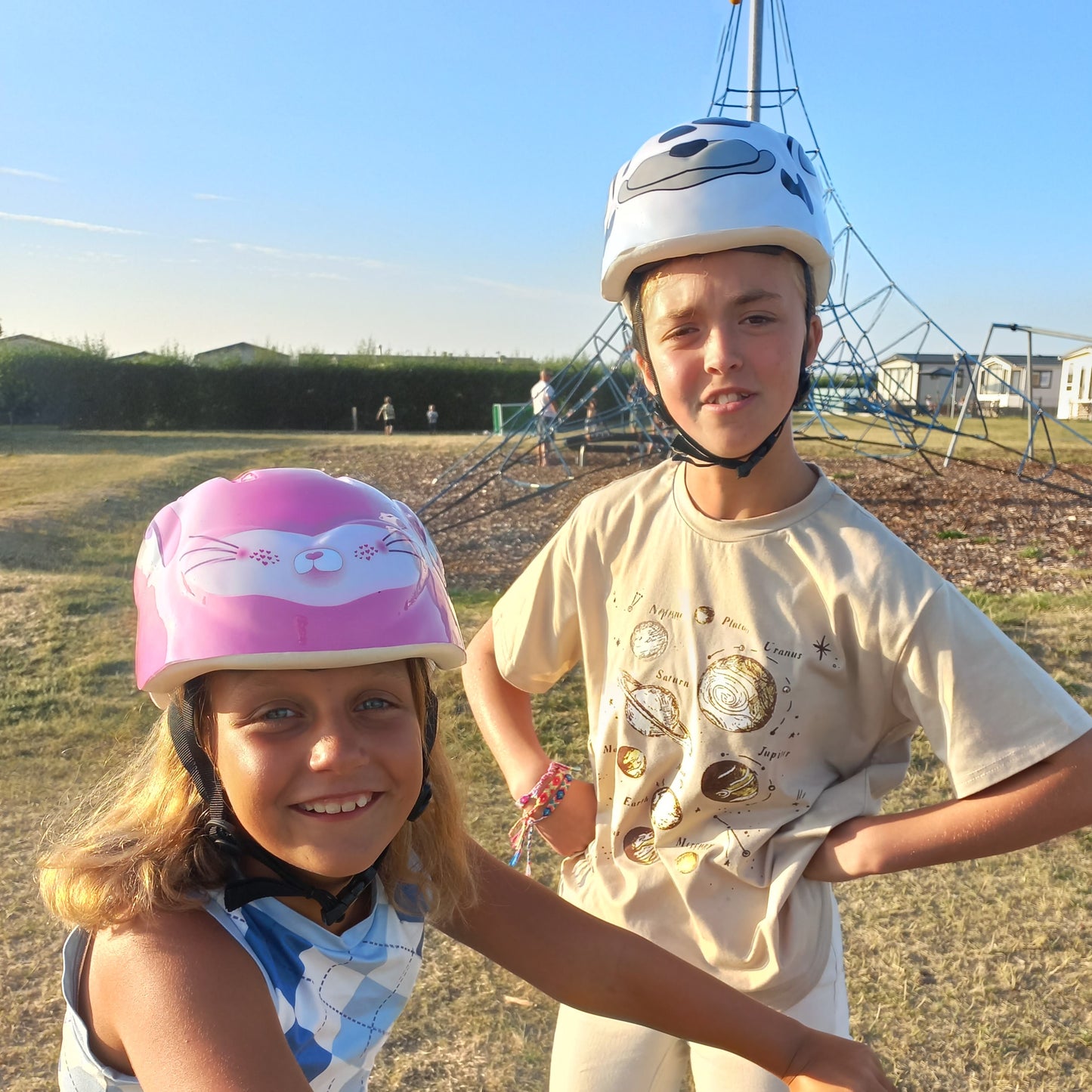 Casque de vélo enfant Filles - Rose Casque de vélo enfant - Petit 48/54cm